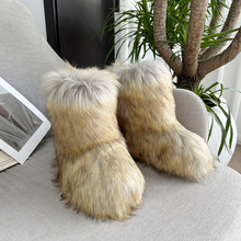Load image into Gallery viewer, Fashion Fur Short Boots