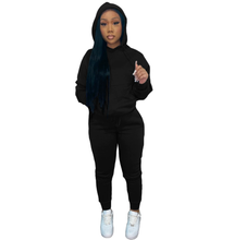 Load image into Gallery viewer, Cotton Fleece Hoodie Set
