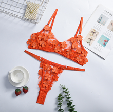 Load image into Gallery viewer, Sexy Lace Flower Bikini Set