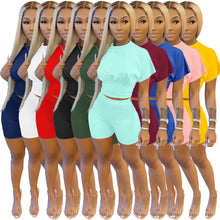 Load image into Gallery viewer, Nipped Waist Plain 2 pcs Set