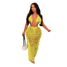 Load image into Gallery viewer, Women Bikini Tassel Pants Set