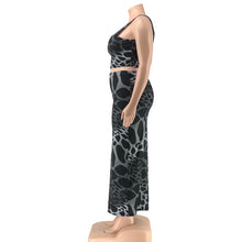 Load image into Gallery viewer, Women Plus Size 2 pcs Skirt Set