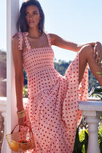 Load image into Gallery viewer, Women Lace-up Print Long Dress
