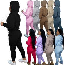 Load image into Gallery viewer, Cotton Fleece Hoodie Set