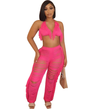 Load image into Gallery viewer, Women Bikini Tassel Pants Set