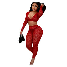 Load image into Gallery viewer, Sexy Lace V Neck Sets