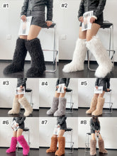 Load image into Gallery viewer, Fashion Long Fur Knee Boots
