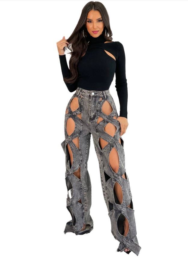 Women Fashion Jean Pants