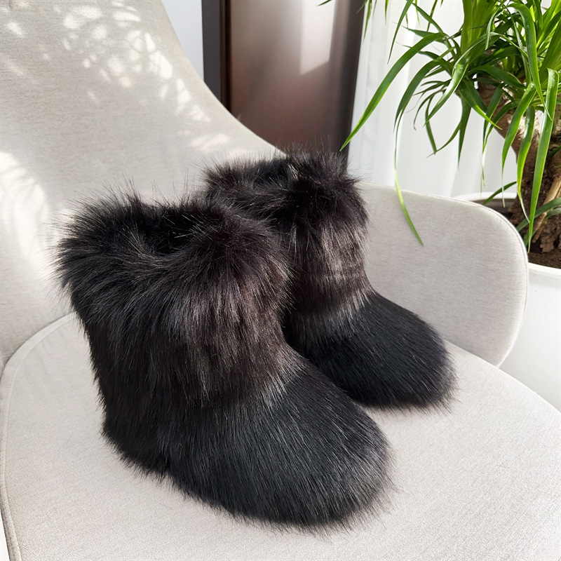 Fashion Fur Short Boots