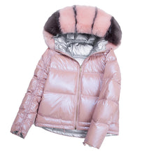 Load image into Gallery viewer, Women Winter Fur Reversible Down Coat
