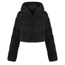 Load image into Gallery viewer, Faux Fur Zipper Short Coat
