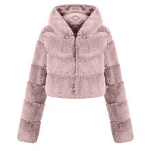 Load image into Gallery viewer, Faux Fur Zipper Short Coat
